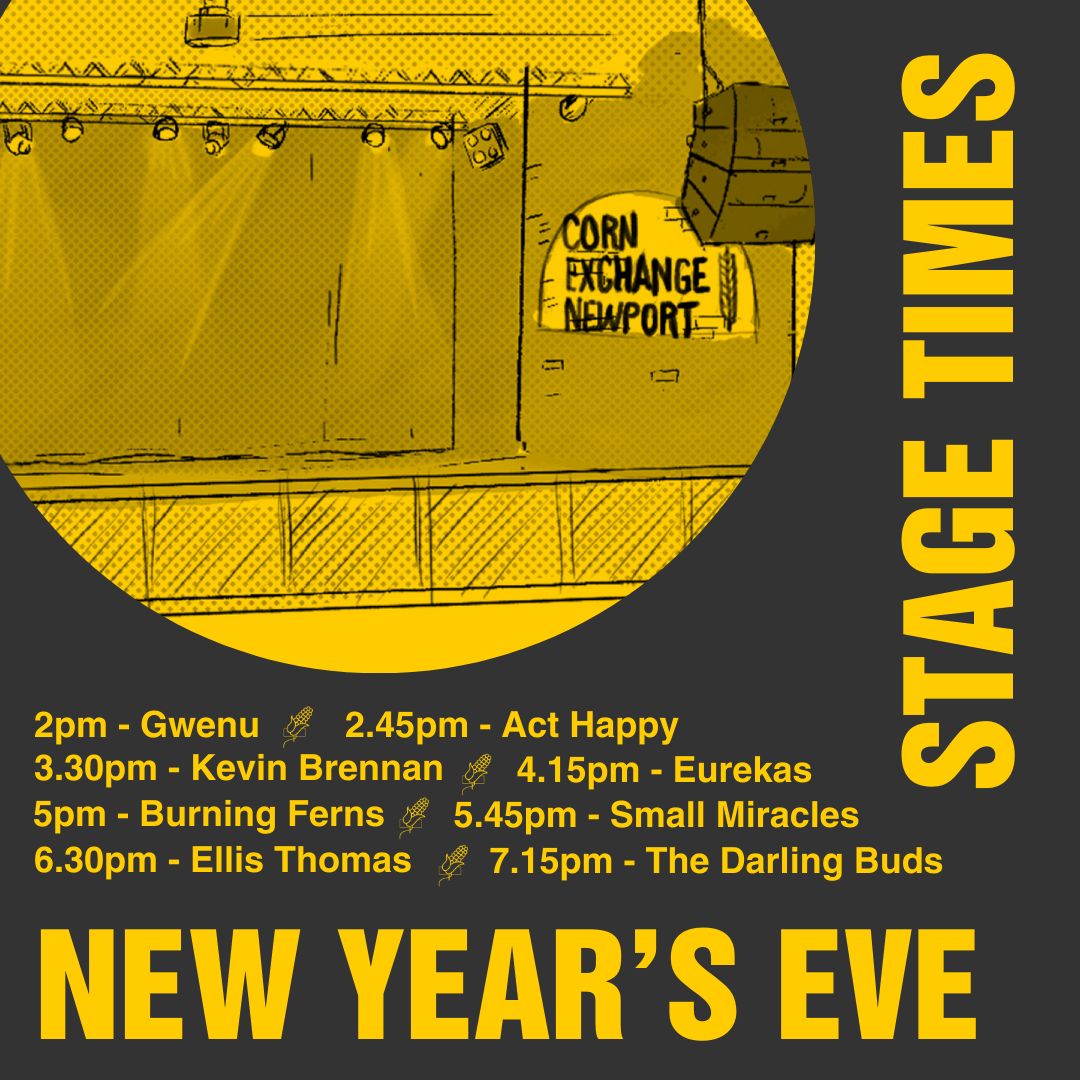 TODAY'S THE DAY! 🌽
Join our team of volunteers from 2pm - 8pm to see the space &amp; ask any questions you may have about the Corn Exchange and our ambitious plans to turn the space into a 500 capacity live music venue. Performances from a whole host of artists, drinks &amp; nibbles 💫