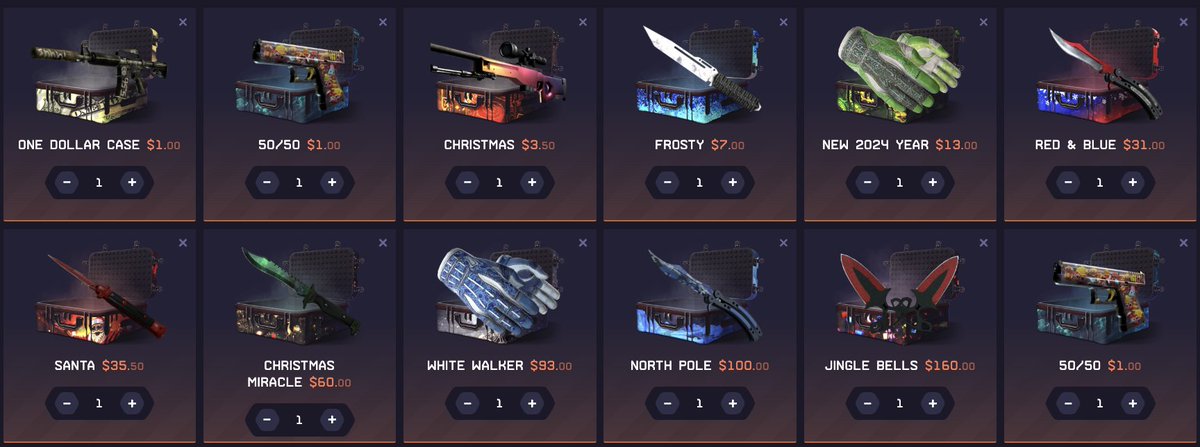 DATDropCases's tweet image. So we are almost done with this year 🙌
Why don't we say goodbye to it with a lit giveaway?

🔥 $2024 battle (4 players, equality mode)

To join:
✅like and rt
✅write your Steam64 id
✅share your best thing of this year

Winners will be picked on Friday (Jan 5) at 8:00 PM UTC