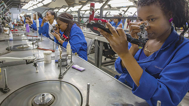 The world's most advanced and largest diamond cutting and polishing facility was launched in Botswana March 2023. Botswana is the world's 2nd largest producer of diamonds #GoodAfrica2023