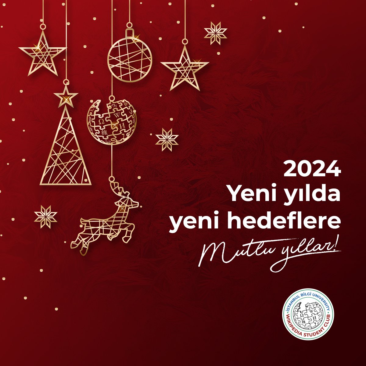 bilgiviki's tweet photo. Yeni yılda yeni hedeflere. Mutlu yıllar! 🎄 #2024 https://t.co/PrCdQAElHI