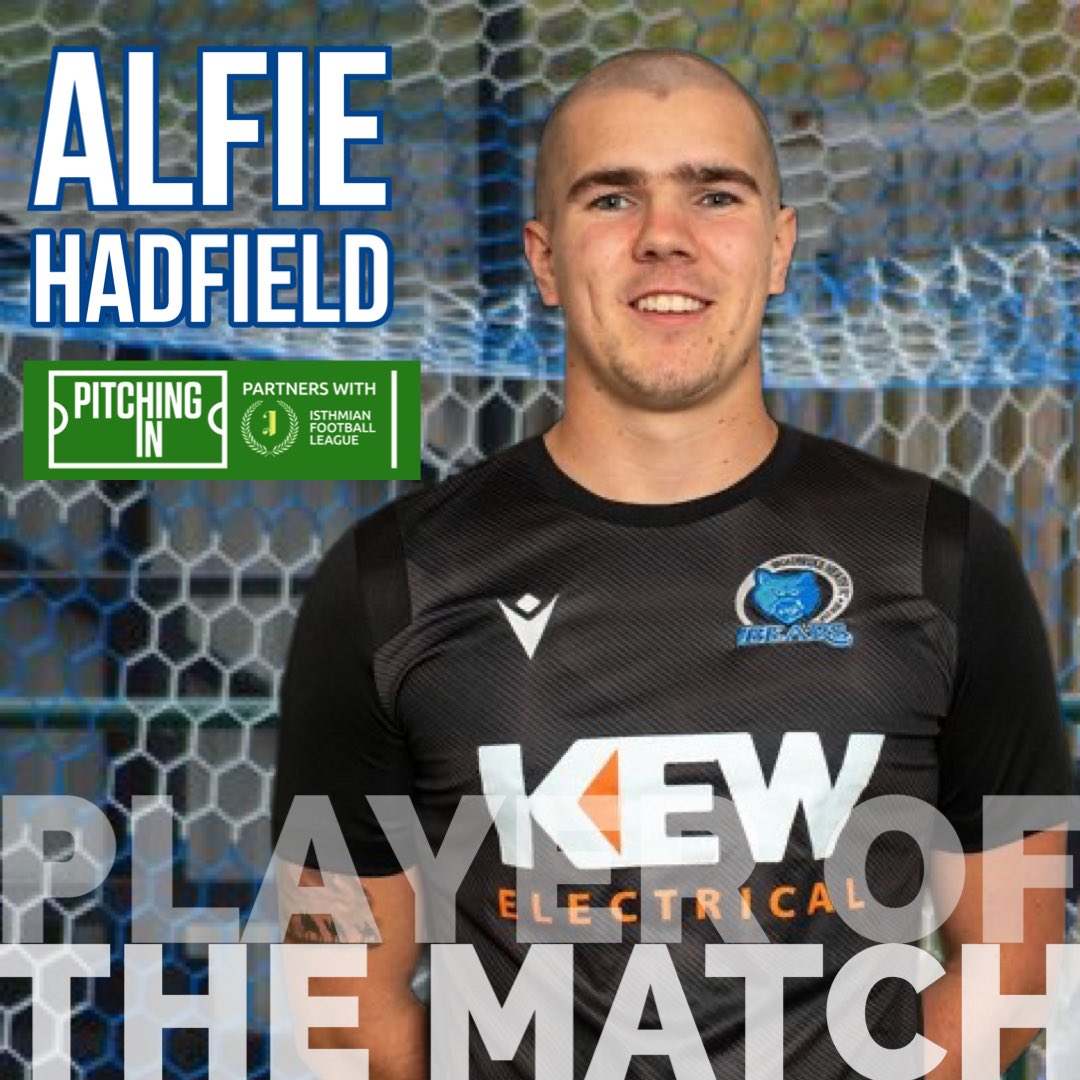 🏆 PLAYER OF THE MATCH 🏆 It’s another player of the match performance for the big man! @AlfieHadfield1