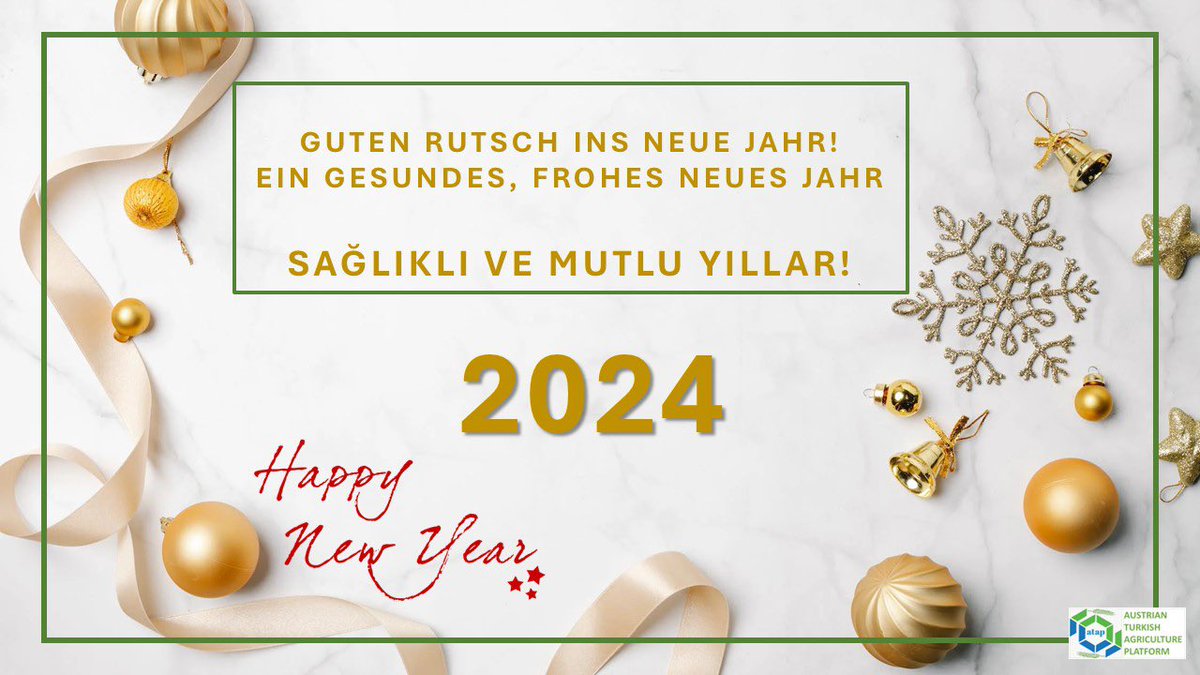 Wir wünschen Ihnen und Ihrer Familie ein gesundes, glückliches und erfolgreiches neues Jahr! ✨🍀💚 Sevdiklerinizle sağlıklı, başarılı ve huzur dolu yeni bir yıl geçirmenizi diliyoruz!
