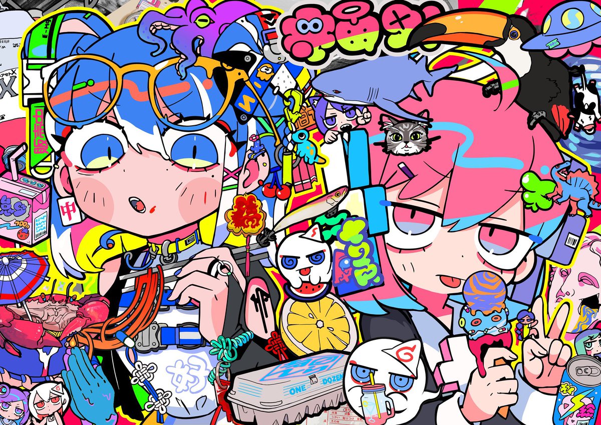 「来年はもっとオリジナル描けるよう頑張ります!!!!!  #2023年自分が選ぶ今」|寺田てらのイラスト