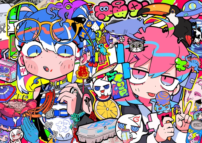 来年はもっとオリジナル描けるよう頑張ります!!!!!  #2023年自分が選ぶ今年の4枚