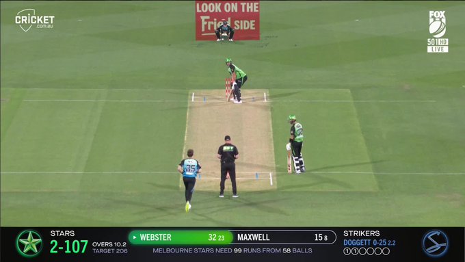 That's a huuuuuuge top decker from Beau Webster! 🚀 📹 Credits: Twitter/BBL