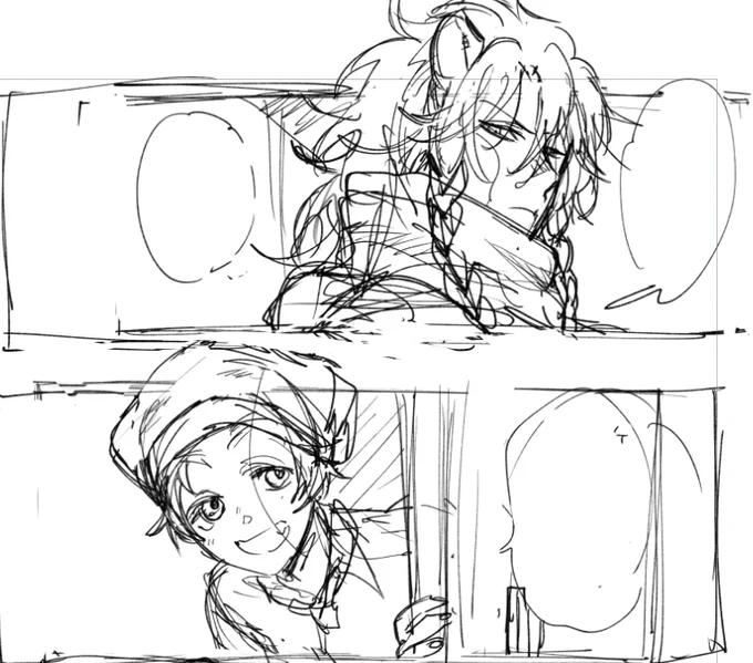 ノリにノってたから昨日描いたケーキ屋レラのつづき漫画描こうとして普通に年越しそうなのでひとまず今年もありがとうございました!!来年も元気です 