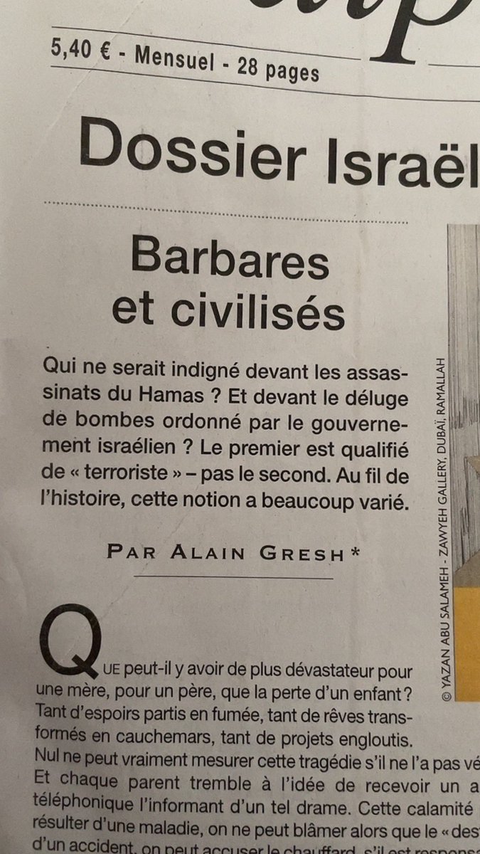 muggleborns's tweet photo. Je viens de lire ce texte incroyable paru dans le Monde Diplomatique, j’aimerais tellement le faire lire à tout le monde parce qu’il change TELLEMENT la perspective sur les choses, mais voilà les meilleurs passages (selon moi)

Merci @mdiplo d’être le meilleur média de France https://t.co/iX79STkif1