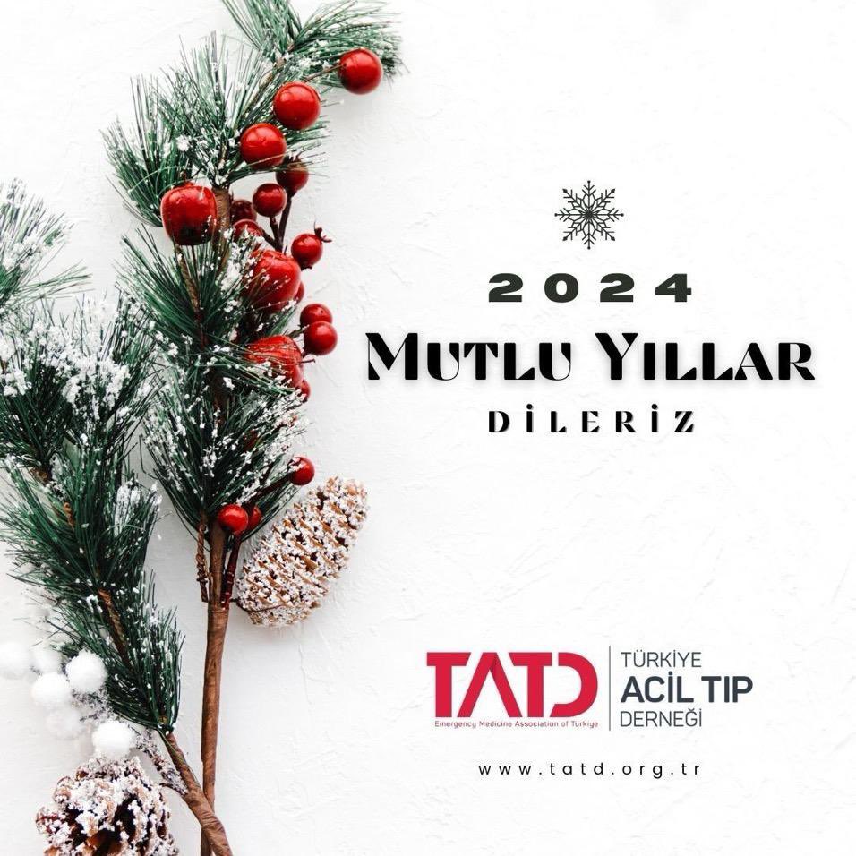 2024 yılının herkese sağlık, esenlik ve mutluluk getirmesini dileriz. 🎄