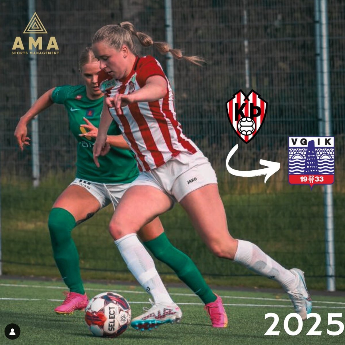Instagram @amasportsmanagement Gestion Sportive AMA Transfer news 🚨 @tanyaboychuk signs a two-year contract with top swedish club @vittsjogikofcl, in the first division @obosdamallsvenskan. We are proud of you and excited for this next step in your career!