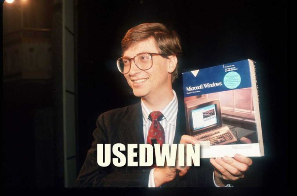 ShibArmy1000x's tweet photo. it's A Gently Used 2001 Windows XP.  
we're going for a ride.  

ticker is $USEDWIN

ca : 8KN195CXDz5rif3BfAXFXWgj2NUVREardzYwK3KXRyQW

#BILLGATES #USEDWIN #USEDCAR #WINDOWSXP https://t.co/oU55sVQQPV