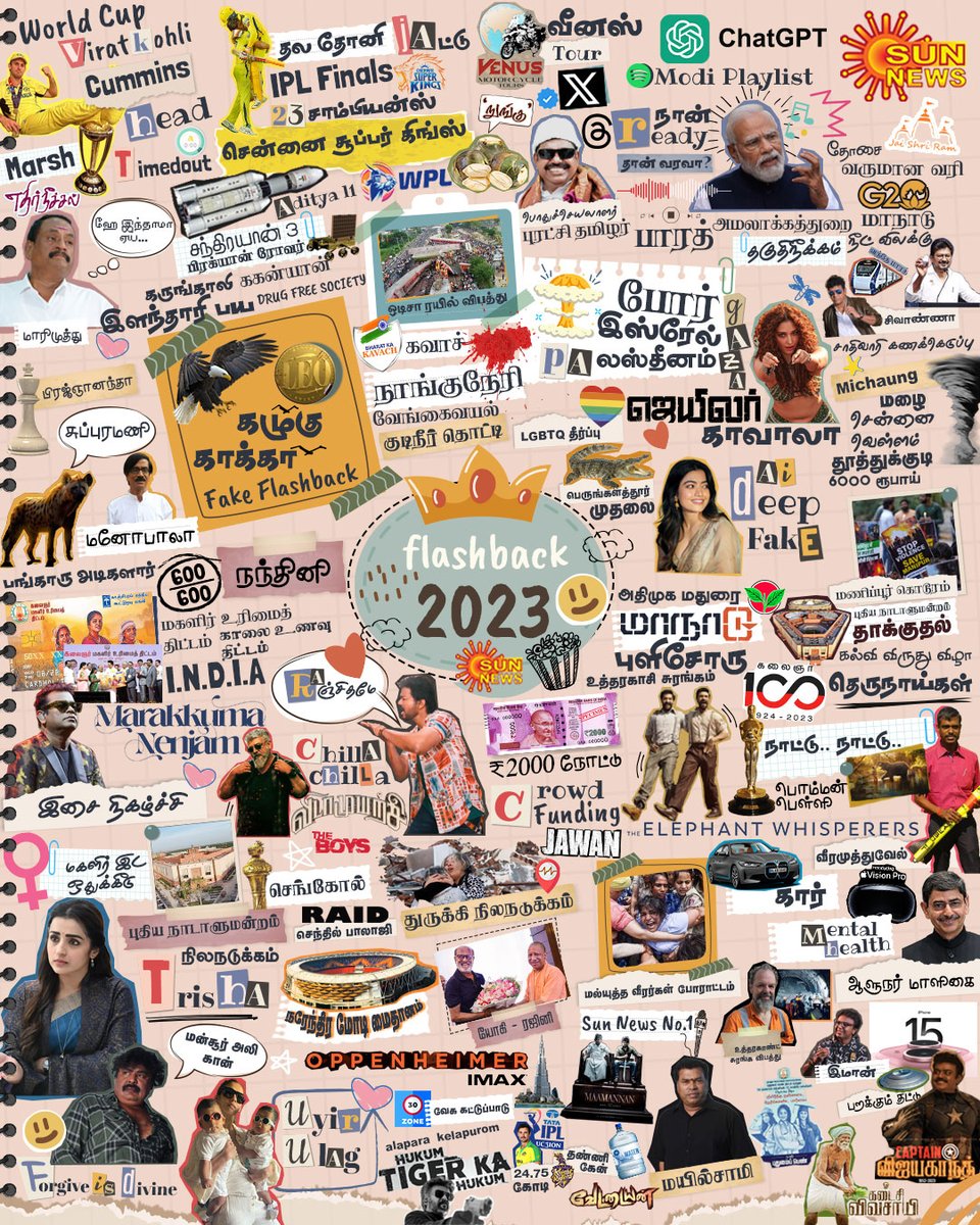 sunnewstamil's tweet image. வருஷத்த ஒரு நிமிஷம் திரும்பி பாருங்க...

#SunNews | #FlashBack2023 | #2023Rewind