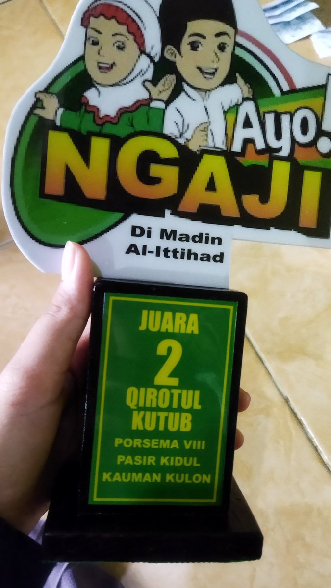 Alhamdulillah juara 2 ...