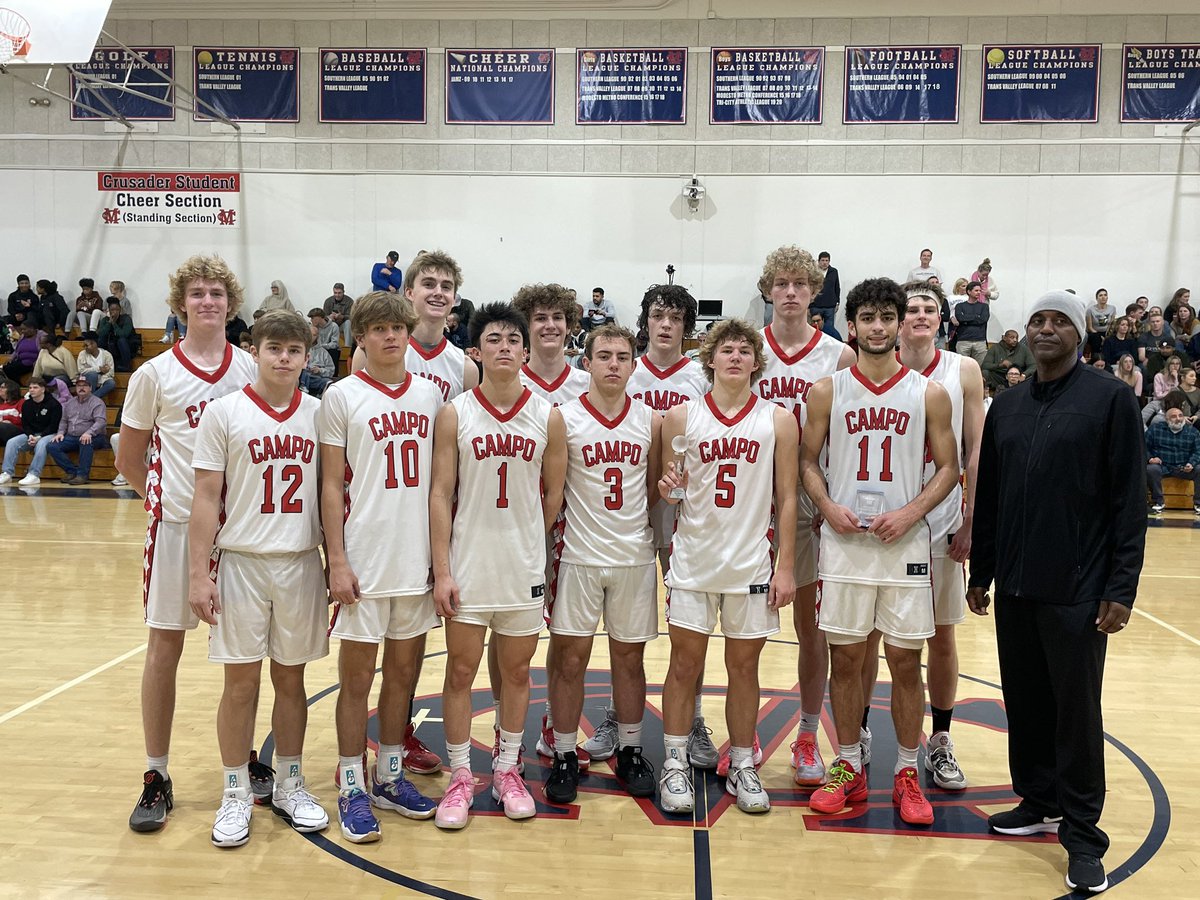 Campolindo Boys Basketball (@campohoops) on Twitter photo Varsity takes 3rd place in the <a href="/MC_basketball/">Modesto Christian Basketball</a> Holiday Hoops tournament, beating Mountain House tonight 59-51. Mansour led the way with 19. Followed by Rendle (16) and Smith (8). Congratulations Cougs! Varsity takes 3rd place in the <a href="/MC_basketball/">Modesto Christian Basketball</a> Holiday Hoops tournament, beating Mountain House tonight 59-51. Mansour led the way with 19. Followed by Rendle (16) and Smith (8). Congratulations Cougs!