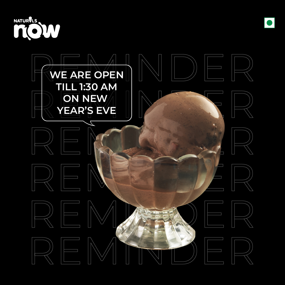 nowbynaturals's tweet photo. Late night flavour fiesta. Join us for a special treat. We are extending our hours till 1:30 am on the 31st December. Don’t miss out on the exclusive chance to indulge in our delicious offerings late into the night!
.
.
#NowByNaturals #newyearseve  #NOWThePlaceToBe https://t.co/HPMaS5gxqi