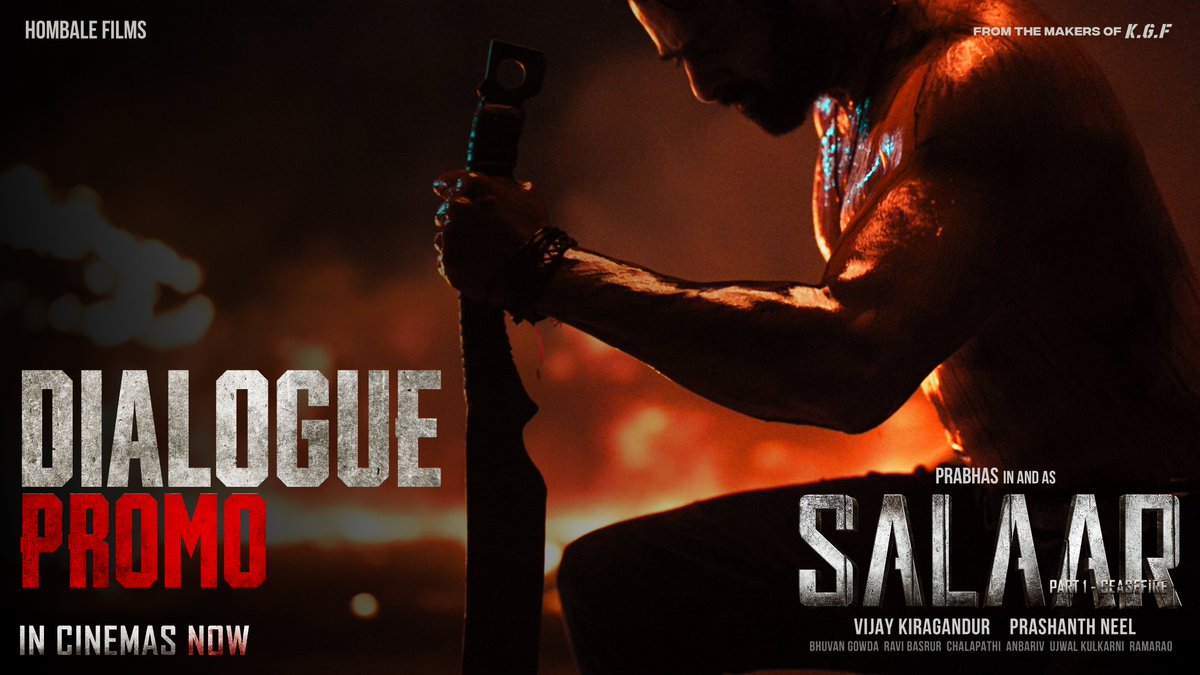 SalaarTheSaga's tweet image. Will Devaratha claim his throne or go against his tribe Shouryaanga&apos;s and give the throne to Vardha?

Here&apos;s a new dialogue promo : bit.ly/SalaarDialogue…

#SalaarBoxOfficeStorm #RecordBreakingSalaar #SalaarRulingBoxOffice 

#SalaarCeaseFire #Salaar #Prabhas #PrashanthNeel…