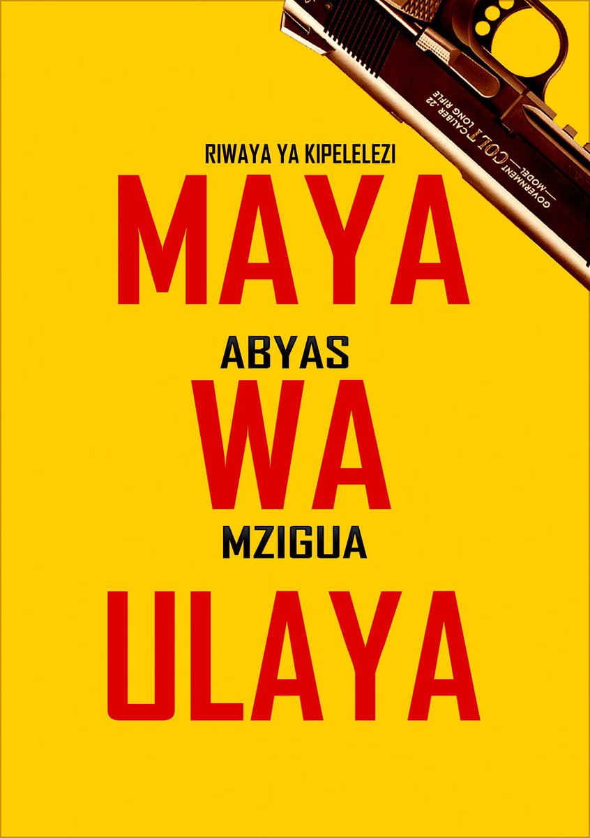 Huyu kijana ni mwandishi mzuri. Ni miongoni mwa talents za utunzi ambazo tuko nazo hapa nchini.

Hongera sana @abyasmzigua

Nimemaliza kukisoma kitabu chako cha MAYA WA ULAYA. Ni kizuri sana.

Nimevutiwa kutafuta vitabu vingine.

Natamani kukuona siku moja ukiandaa filamu. Uko