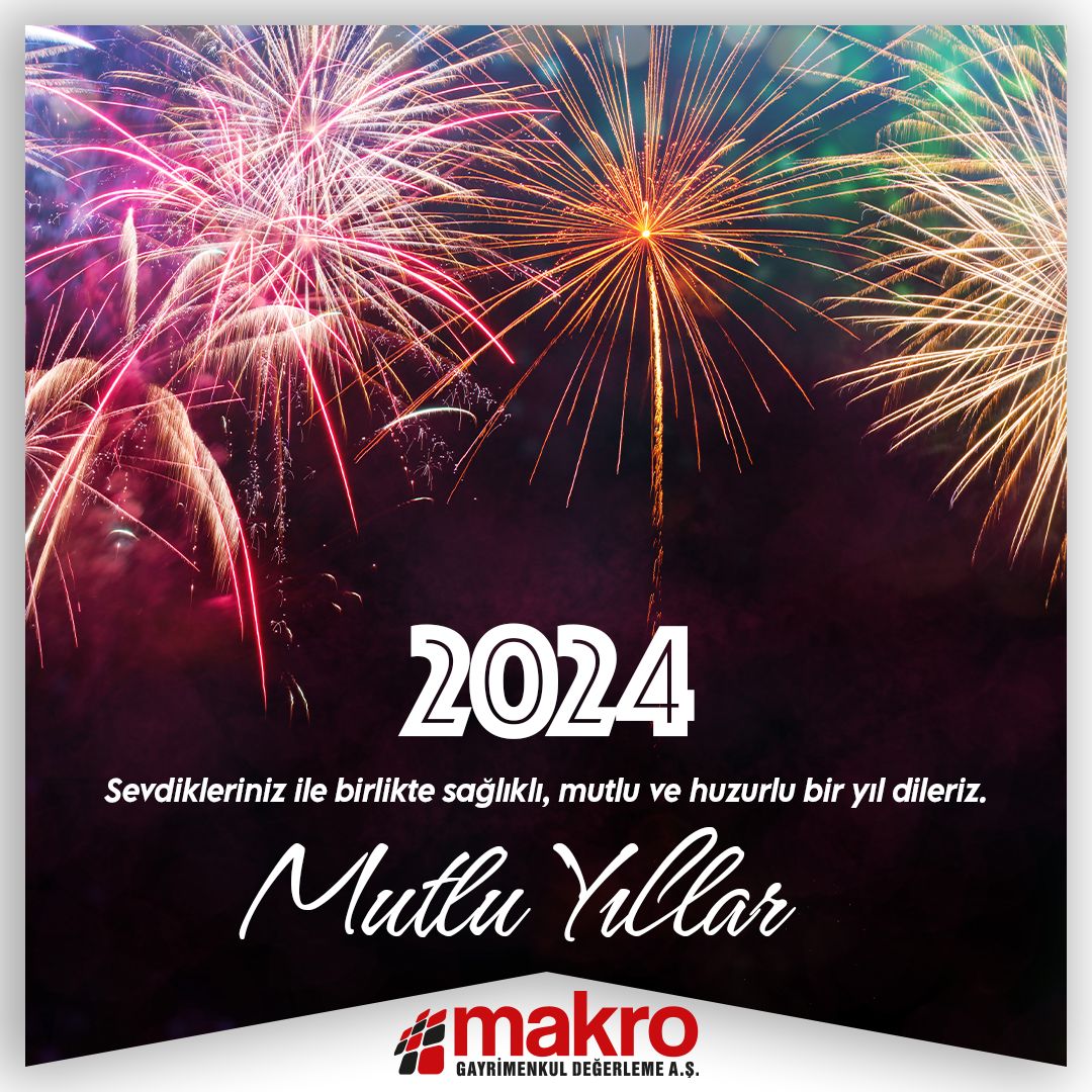Bir yılı daha geride bırakırken yeni bir yılı karşılamaya hazırız. Yarınlara umutla bakacağımız, hedeflerimiz yolunda ilerlerken beklentilerimizin gerçekleşeceği bir yıl diliyoruz.
Yeni yıl güzellikler ile gelsin; huzur, barış ve mutluluk getirsin. 
Mutlu yıllar!