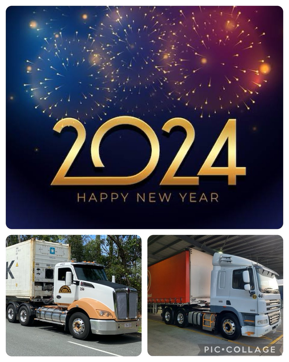RussellTrans's tweet image. Wishing everyone a Happy New Year. Keep safe in 2024, as you return to work and daily life. From the team at Russell Transport