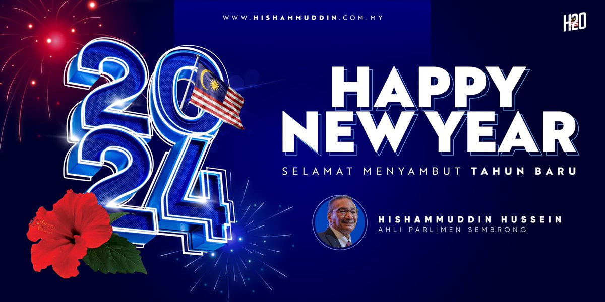 Perjalanan tahun 2023 telah sampai ke penghujung. Segala nikmat kita syukuri. Setiap ujian kita redhai. Doa serta harapan - moga lebih baik dan bermakna  buat semua di tahun mendatang. Kepada sahabat, rakan-rakan serta serta seluruh rakyat Malaysia, Selamat Tahun Baru 2024 ❤️