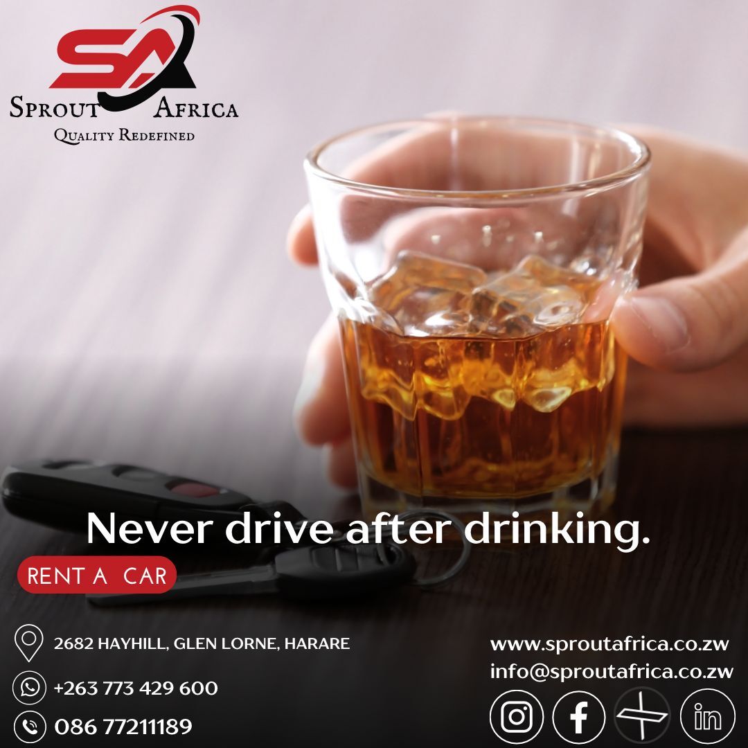 Don't drink and Drive! Stay Road-Savvy! Happy Holidays!
#SoberDriving #ZeroDistractions #BuckleUp #SproutAfrica #CarRental #EasyBooking #happyholidays #RentACar #BookNow #TravelSmart #VehicleHire #ArriveAlive  #qualityredefined #ChauffeurService #ArriveInStyle