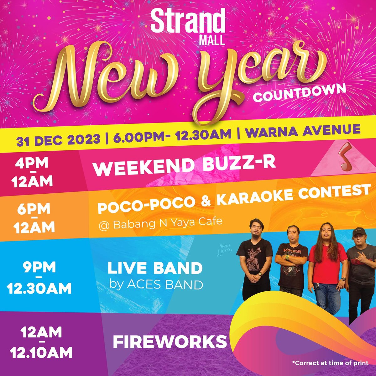 Yusmadi's tweet photo. Jumpa di sini π
Lights, laughter, and a countdown to remember! π
Join us at Strand Mall for an unforgettable New Yearβs Eve bash β where every second is a step closer to new adventures! π
#StrandMall #EnlightenedMall #KotaDamansara #StrandMallEvent #StrandCountdown https://t.co/bAzQBsfcjw