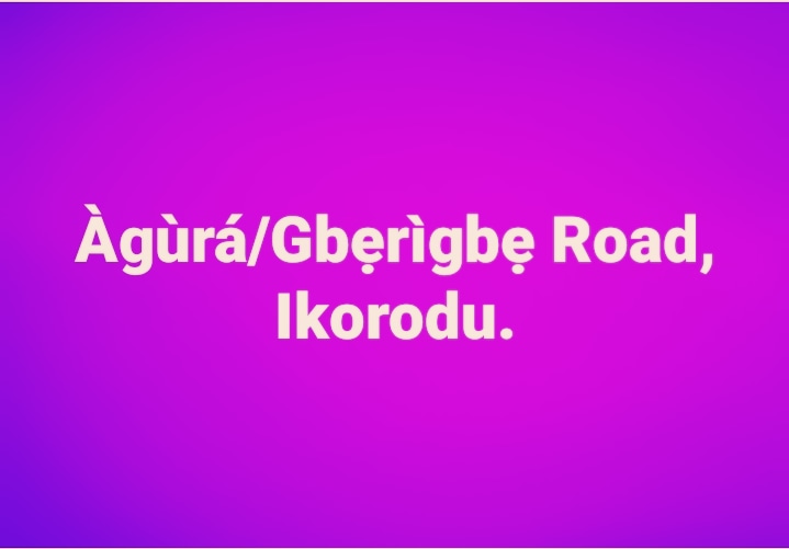 Àgùrá/Gbẹrìgbẹ Road, Ikorodu. 'SHAME OF LAGOS' Because If HELL has a Road, It wouldn't be that WORSE! This one no be dem say, I saw it with my eyes, I felt it with my body. I was at the Coronation Ceremony of Odofin of Agura Land yesterday. Makes me wonder how the