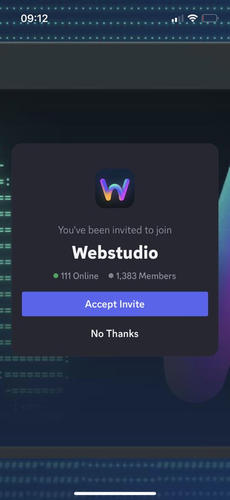 Sir_Soldati's tweet photo. @getwebstudio  hello I would like to join discord server but invite from you website won’t allow. Not sure if it’s because I was on but all of a sudden I’m out. Could have been my kids though on my phone 🤦🏾‍♂️ 

Please help https://t.co/Gvu1cdTmcK