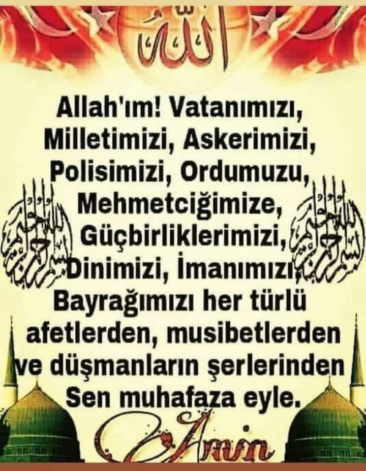 Günaydın hayırlı sabahlar..