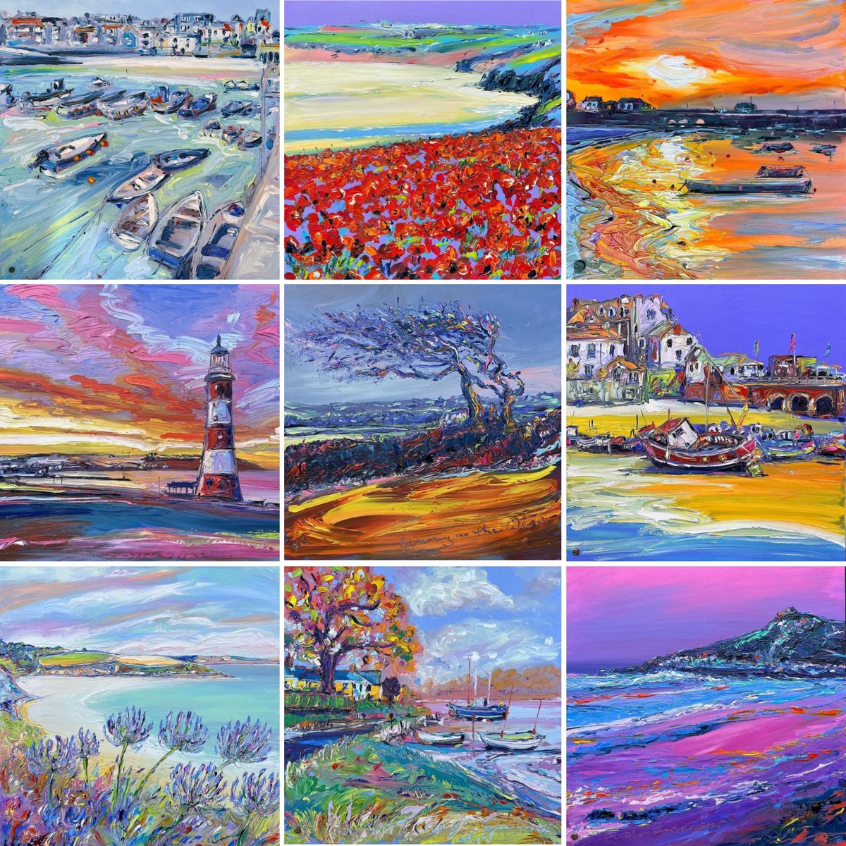 Wishing everyone a very Happy New Year 🍾🎉🥳 #contemporaryart #artforsale #cornwall