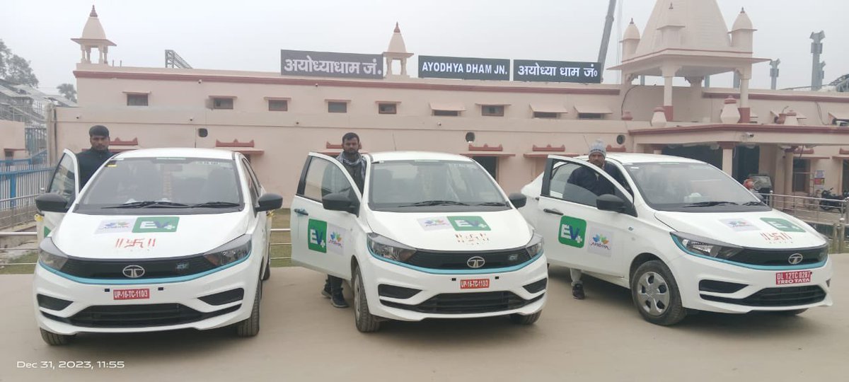 prashaantj's tweet photo. Myevplus 100%
NOW AVAILABLE 

Ayodhya Railway Junc. 
Ayodhya Cantt Stn

Local Ayodhya Drop - ₹ 500
Rentals-
6 Hrs - 60Km ₹ 1500
8 Hrs - 80km ₹ 2000
12 Hrs-120 km ₹ 3000

Call
Now for booking - 9 799 499 299 
@MyevPlus @myogioffice @ayodhyadevauth @myogioffice @VishalSinghIAS https://t.co/I1RQwRyuqY
