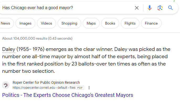 I mean even the Internet knows it.... 50 years of crap.