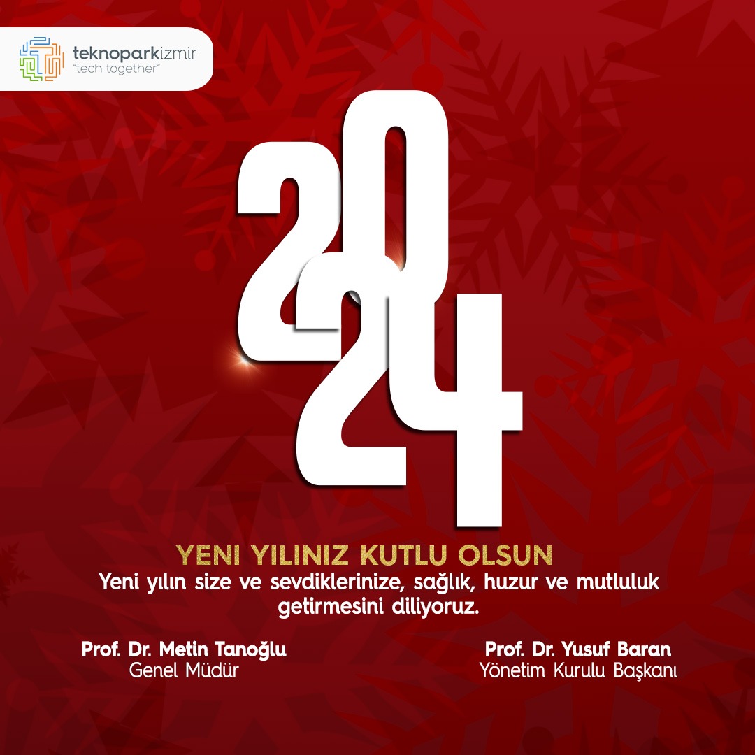 Teknoparkizmir_'s tweet image. Yeni yılın, size ve sevdiklerinize, sağlık, huzur ve mutluluk getirmesini diliyoruz.

#Teknoparkizmir #techtogether #iyte #urla #izmir