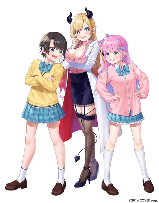 #2023年自分が選ぶ今年の4枚念願だったホロライブ様とのお仕事の3枚と、ファン企画でタイムズスクエアに流して頂いたイラスト!本当に素敵なお仕事を沢山させて頂きました! 