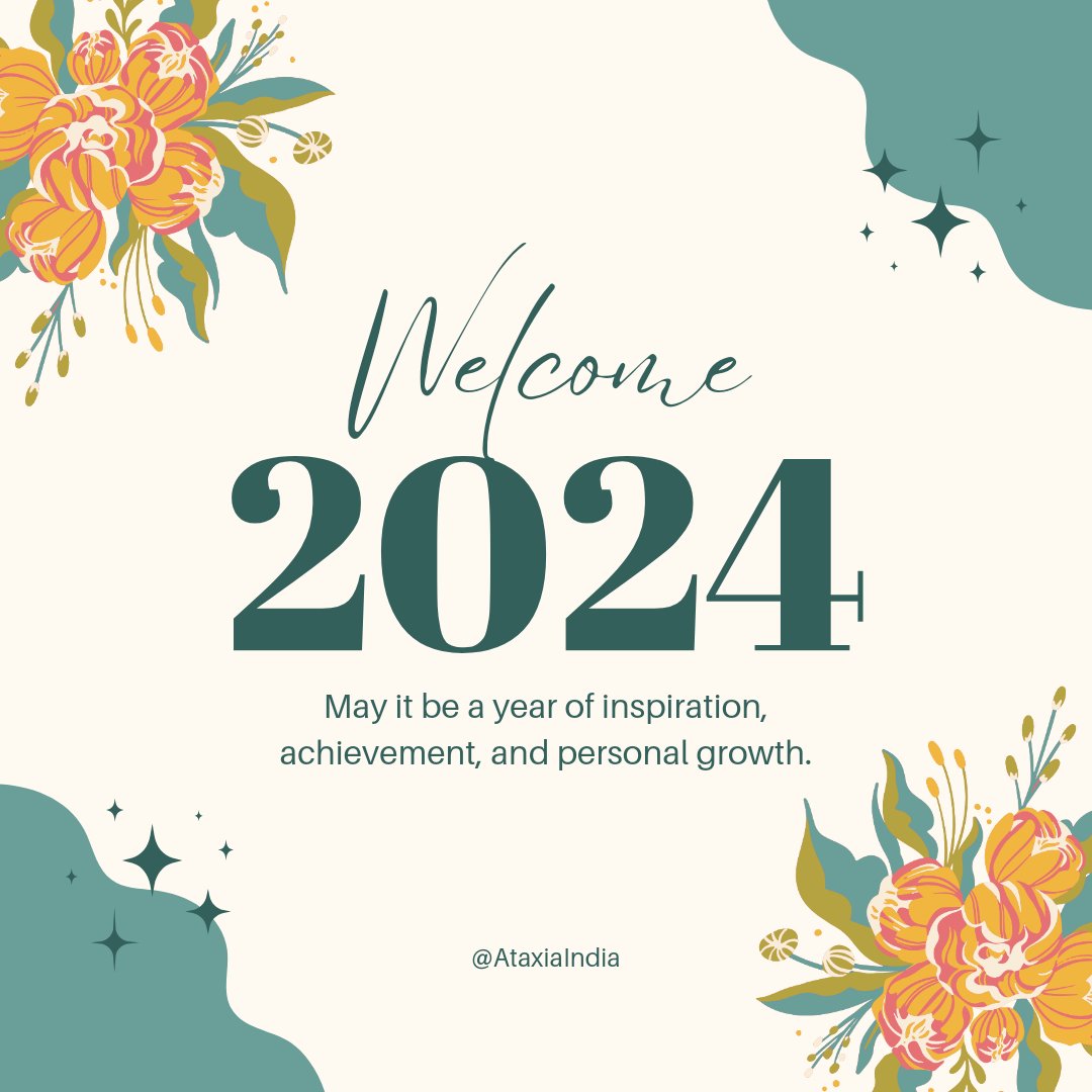 🍁H A P P Y  N EW  Y E A R ~ 2024🍁

May it be a year of inspiration, compassion, achievement &amp; personal growth for all men &amp; women with kind golden hearts 💛 bearing any little kindness for the persons suffering from the symptom of any kind of Genetic Disorder.