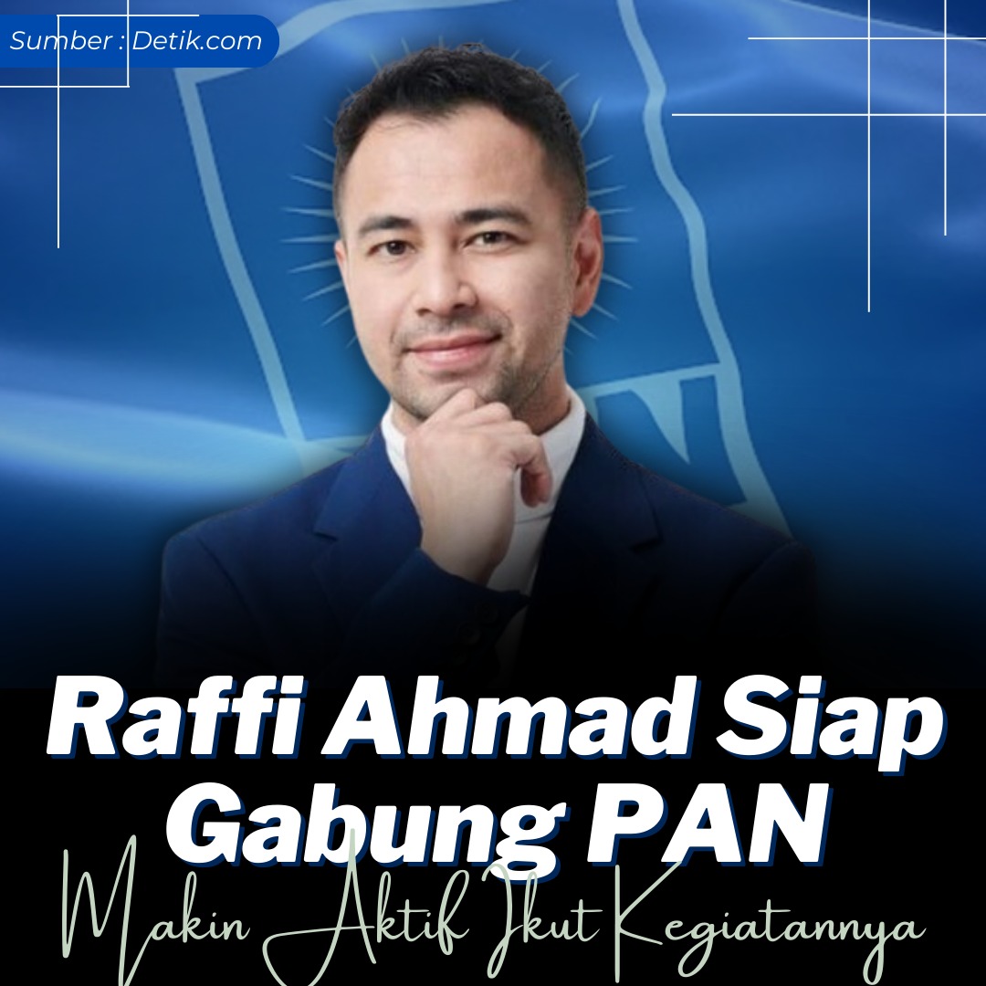 triansles's tweet photo. Raffi Ahmad terus memperluas jejaringnya di dunia politik, menjadikan dirinya sebagai jembatan antara partai dan masyarakat #PAN #PartaiAmanatNasional #Te12dePAN #Bluesquad https://t.co/f7cPuYs8Xf