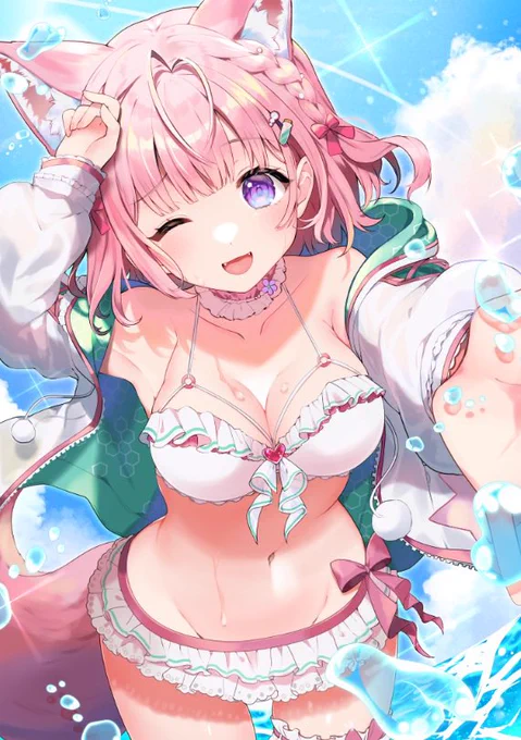 今年はホロメンの水着いっぱい描いてました!来年も頑張るぞ〜!!!  #2023年自分が選ぶ今年の4枚
