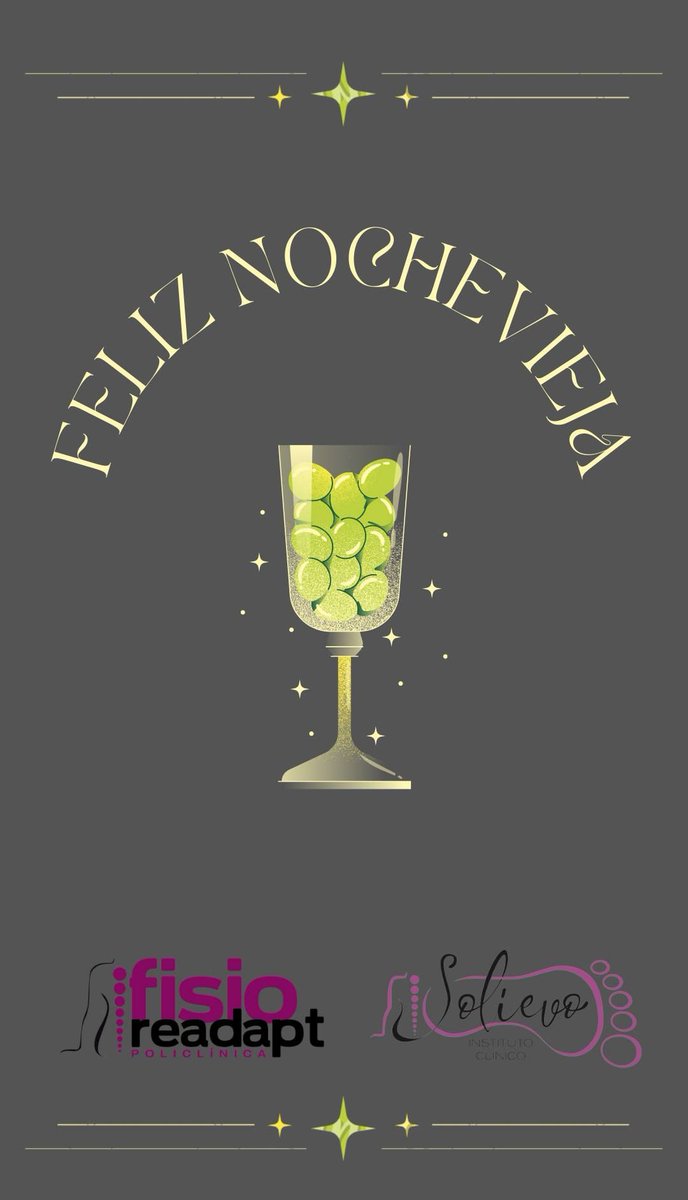 fisioreadapt's tweet photo. Hoy es el último día del 2023 🎆 

Todo el equipo de FisioReadapt os deseamos de ❤️ una Feliz Nochevieja y un Gran 2024.

Que el nuevo año que comienza venga cargado de grandes ilusiones, alegría y, por supuesto, salud.

🥂🍀 https://t.co/zyltfj90Ba