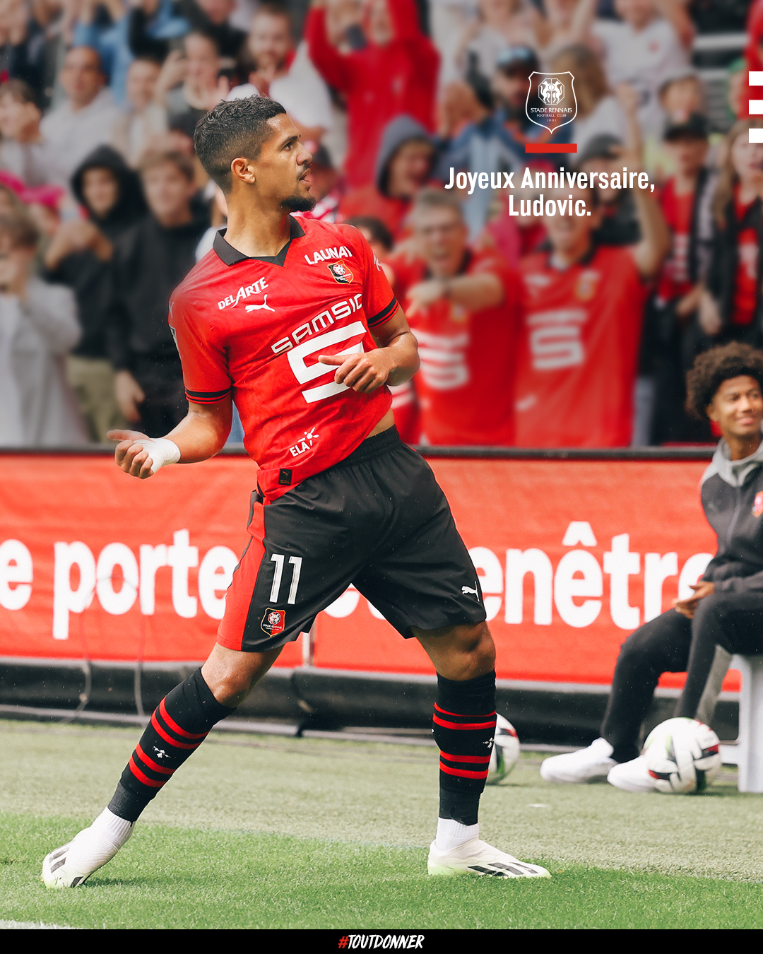 Stade Rennais F.C. on X: Nous souhaitons un très bel anniversaire à  Ludovic Blas qui fête ses 26 ans. 🎈 #AnniverSRFC   / X