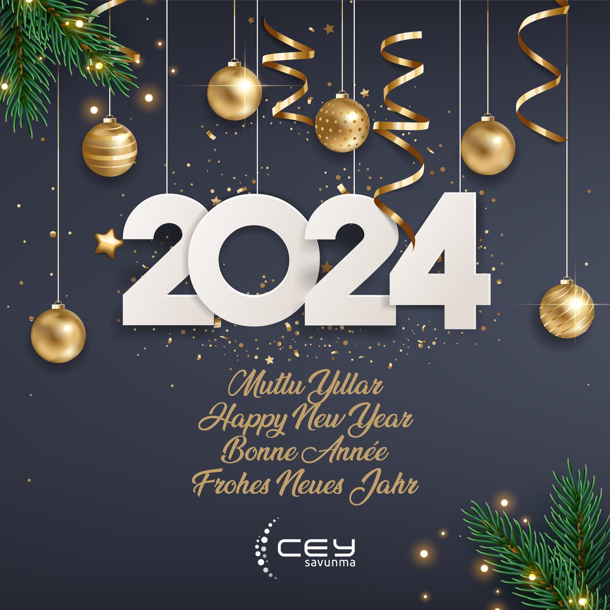 Yeni yılın ülkemizde ve tüm dünyada barış ve huzur içinde geçmesini diliyoruz. Sağlık, mutluluk ve başarı dolu bir yıl olsun!
#MutluYıllar ❄
#2024