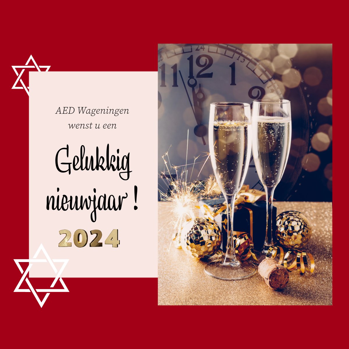 We wensen iedereen een gelukkig Nieuwjaar!