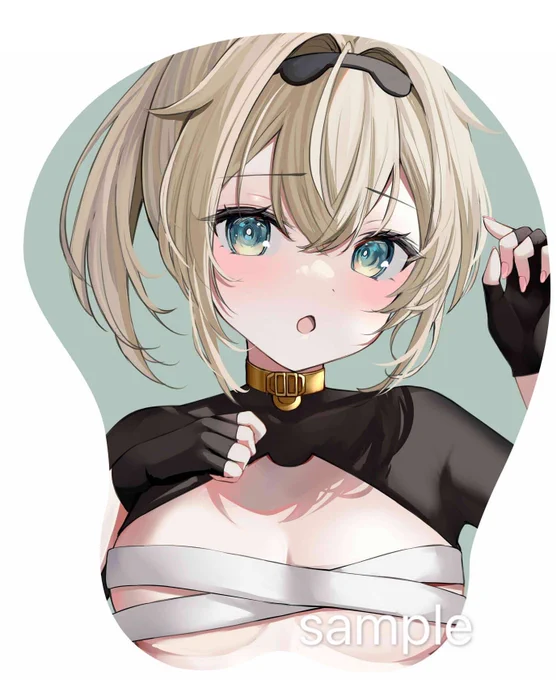 いろはちゃんにも欲しいと言って頂けてたのでこの機会に数量限定でこちらのマウスパッドの予約販売を行います  是非私と同じ触り方をしてみてください  