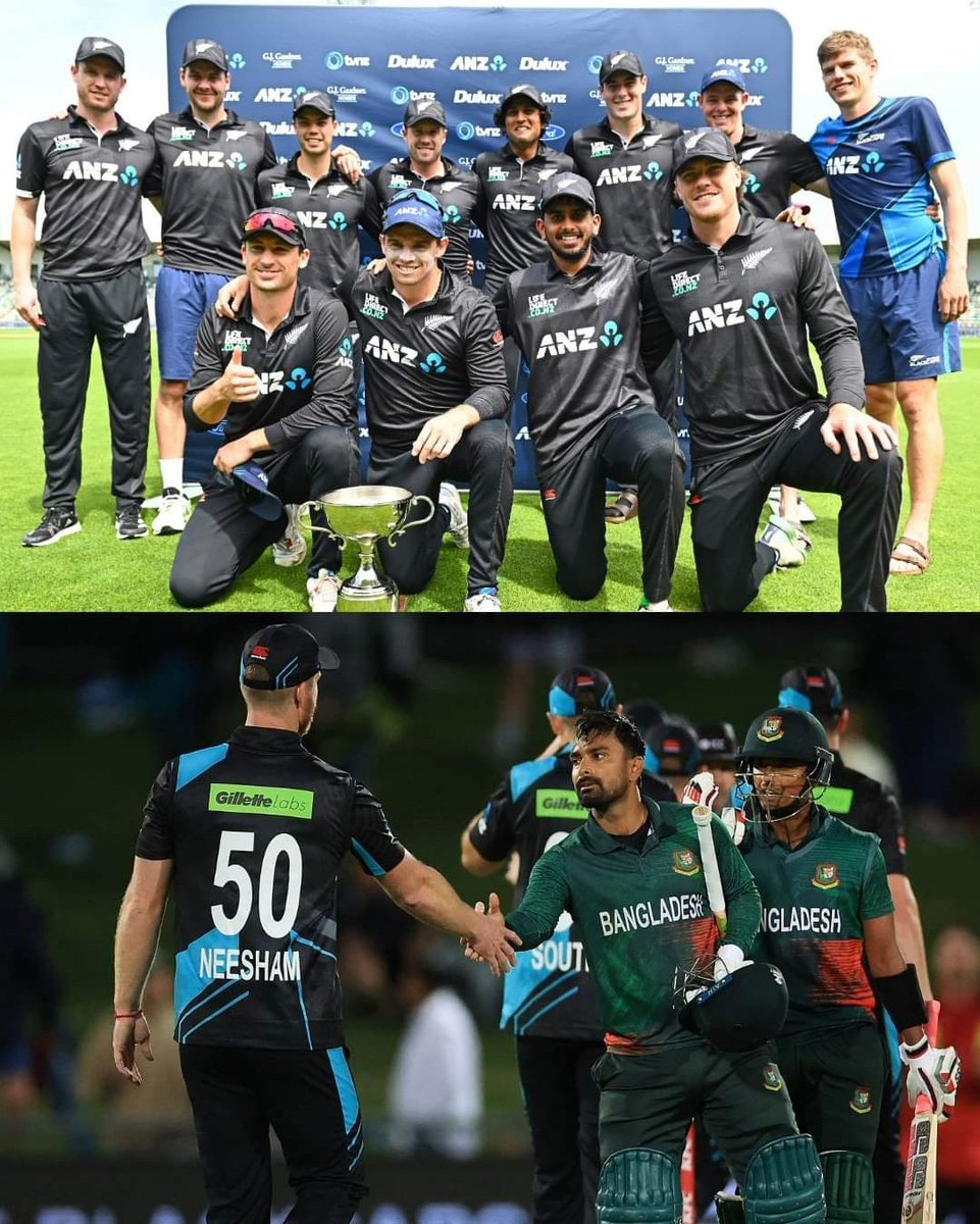 🏆 New Zealand taking the ODIs 2-1
🥇Level at 1-1 in the T20Is
#NZvBAN #BANvNZ #CricketTwitter #CricketUpdates
