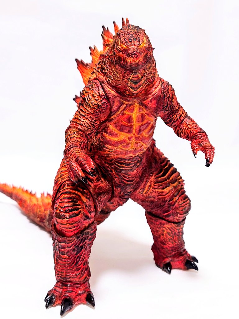 HGシリーズゴジラ2017 バーニングゴジラ リペイント リペイント HG ゴジラ バーニングゴジラ | メイクアップ