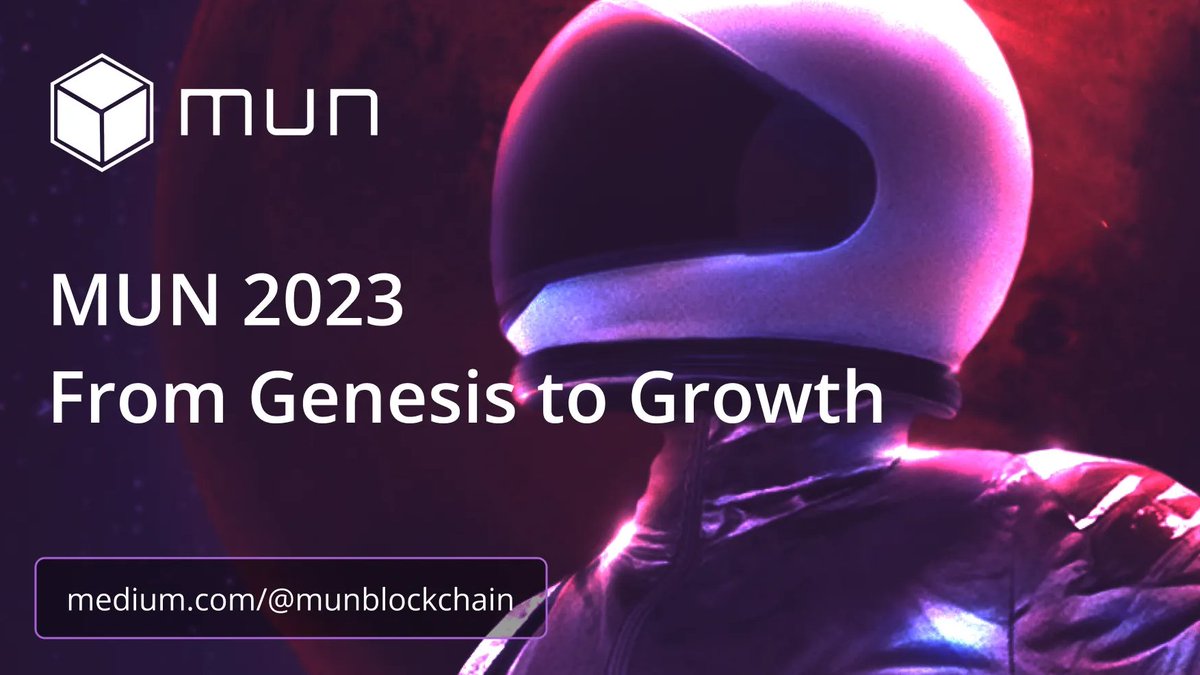 🌟 From Genesis to Growth: #MUN’s Impactful 2023 Recap 🌕🚀 Dive into our year-end blog to explore how MUN Blockchain reshaped global remittances with innovative solutions and strategic growth! 🌐✨ medium.com/@munblockchain… Happy New Year! 🎉 #MUNBlockchain 🌍💡