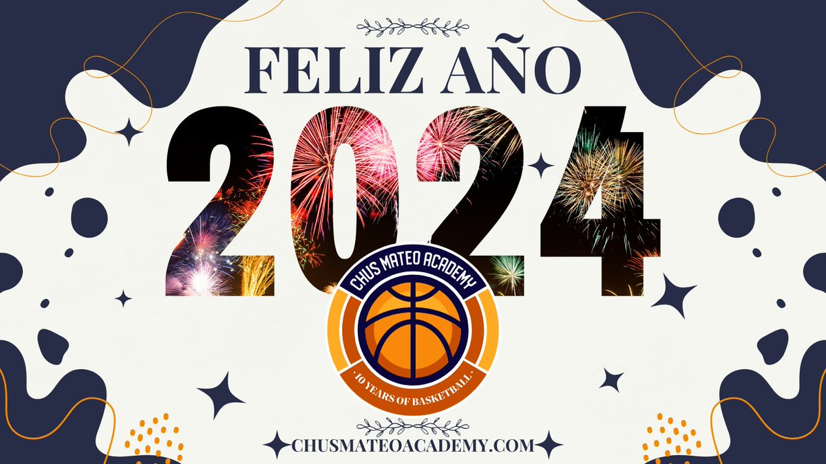 Desde Chus Mateo Academy os deseamos un feliz año nuevo #10YearsOfBasketball