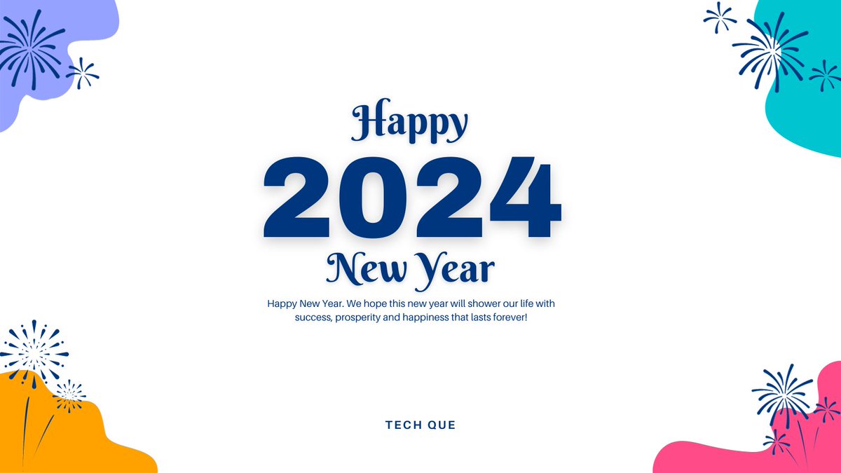 techqueit's tweet image. 📷 Wishing you all a year ahead filled with success, joy, and countless memorable moments. Let&apos;s make 2024 the best one yet! 📷📷 #HappyNewYear #CheersTo2024 📷