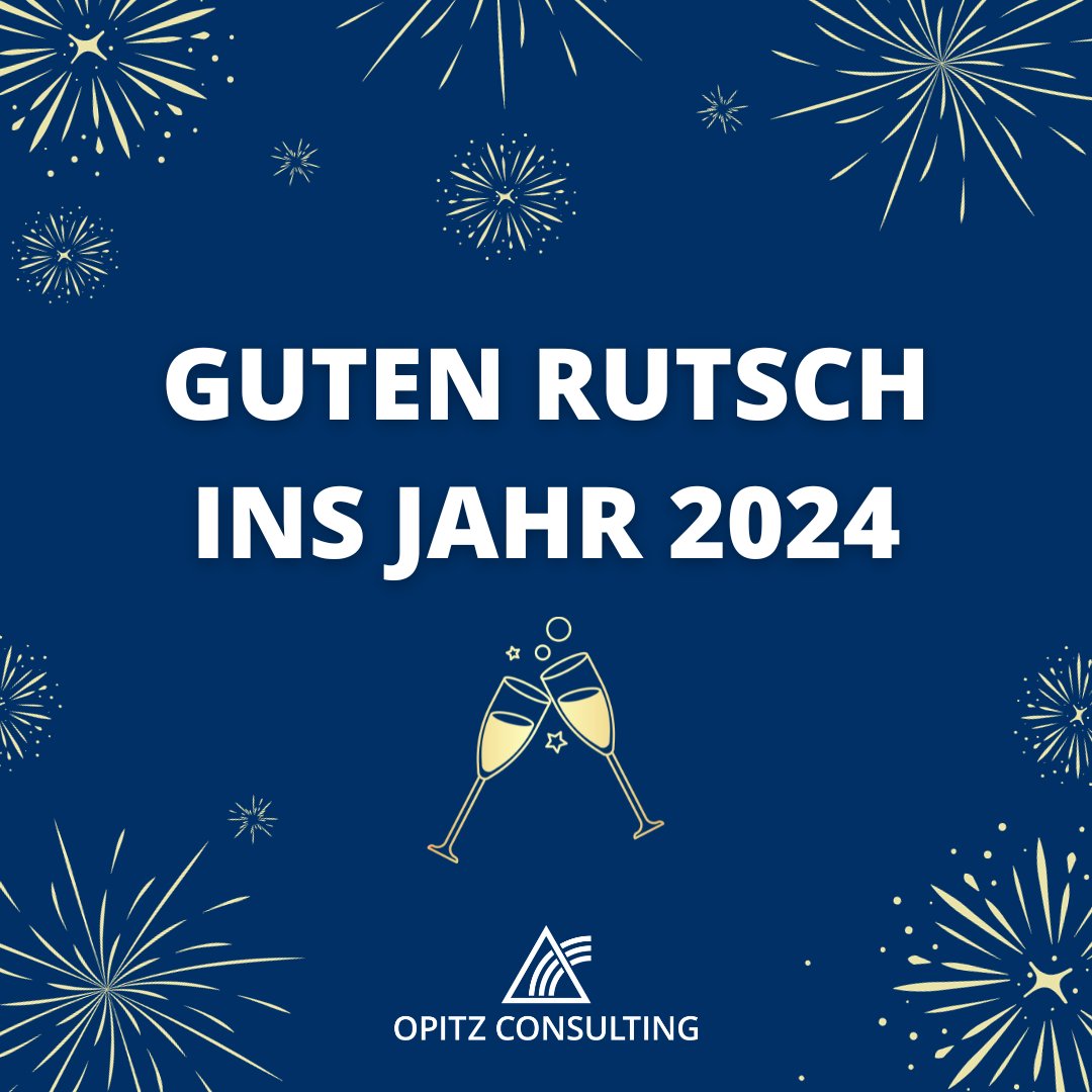 Wir wünschen einen guten Rutsch und ein glückliches, gesundes und erfolgreiches neues Jahr! 🎉