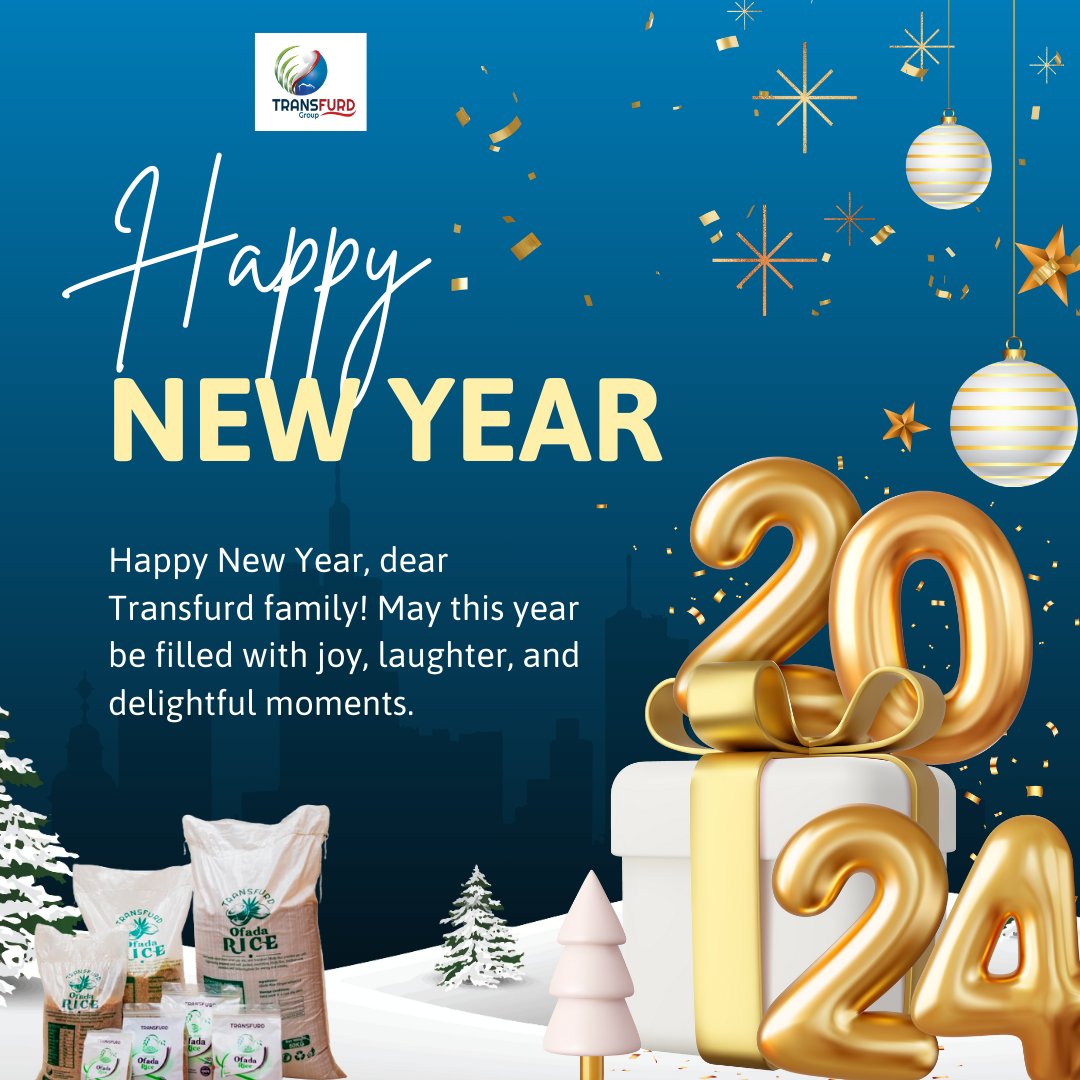 transfurdltd's tweet photo. Happy New Year, dear Transfurd family!
May this year be filled with joy, laughter, and delightful moments. 

Here's to a year full of delicious discoveries and
unforgettable flavors.
.
.
.
#Transfurd #HappyNewYear #NewYear #Year2024
#NewYearJoy #TransfurdDelights https://t.co/XfwiVuESj4