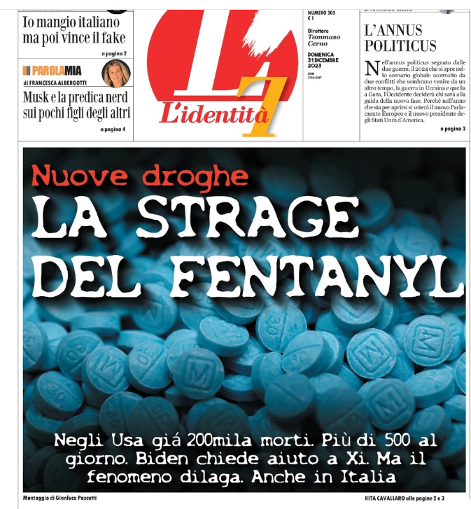 DavideRonni's tweet photo. IL FENTANYL RIESCE A FARE PEGGIO DEL VACCINO COVID https://t.co/7UCq8g6lLr