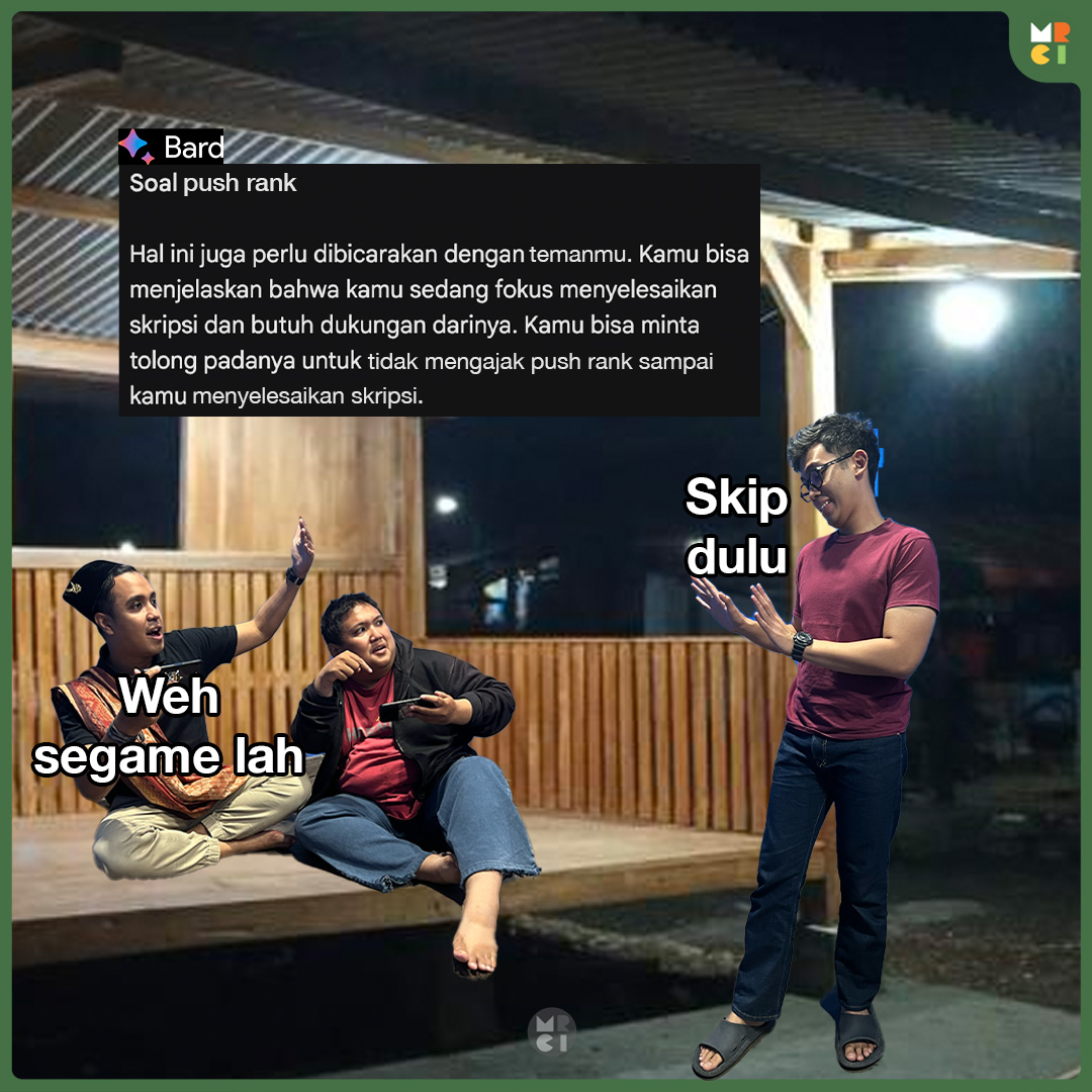 mrcipage's tweet photo. Mancing boleh, Drop Out jangan #UdahNyoBard #SmartWithBard #BantuinDongBard https://t.co/Ckr3T4EwEm